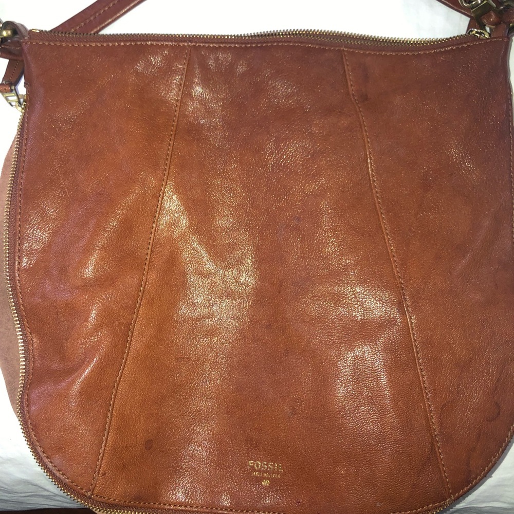 Large boho Fossil bag